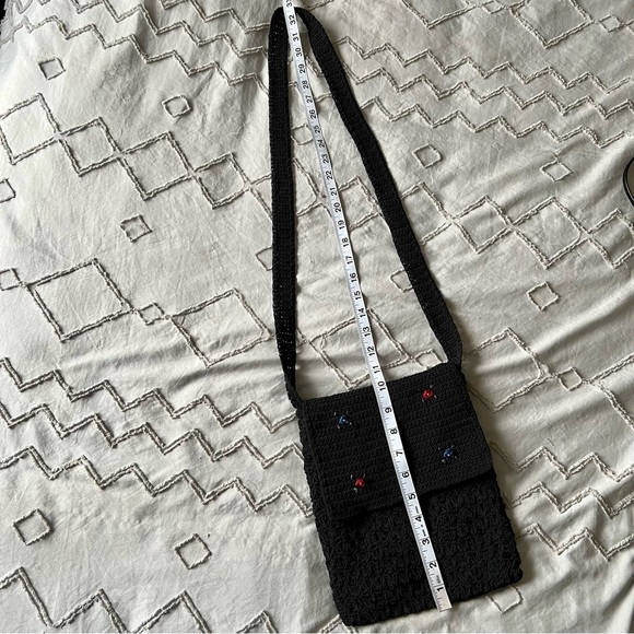 vintage floral embroidered crossbody bag - Picture 6 of 10